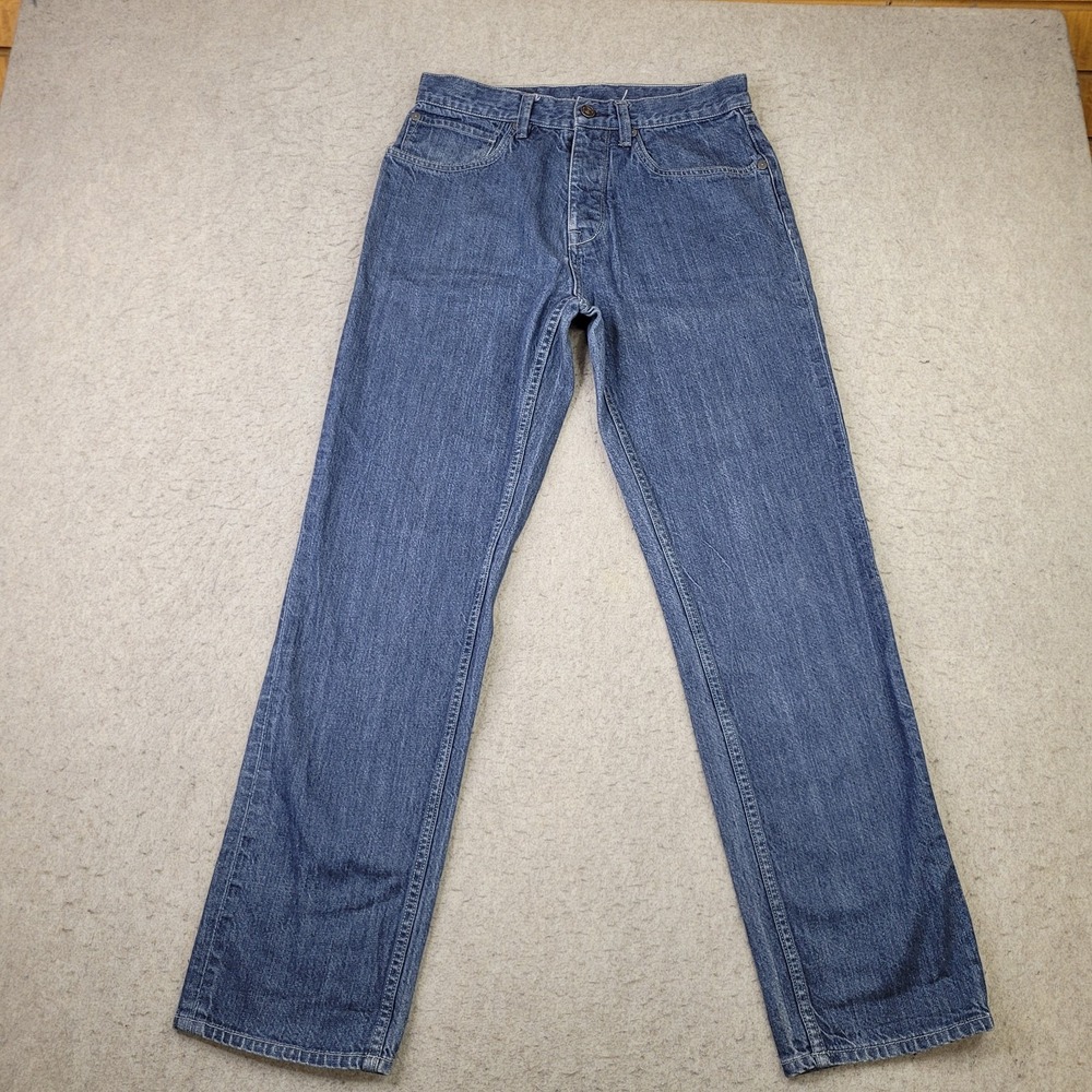 Club Monaco Relaxed Fit Jeans Mens 30x30 Blue Medium Wash Stretch Denim